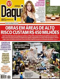 Capa do jornal Jornal Daqui 12/02/2026