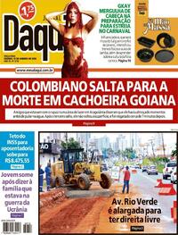Capa do jornal Jornal Daqui 13/01/2026