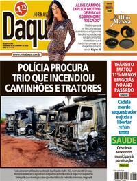 Capa do jornal Jornal Daqui 14/01/2026