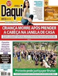 Capa do jornal Jornal Daqui 14/04/2026