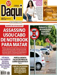 Capa do jornal Jornal Daqui 14/05/2026
