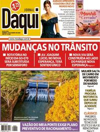 Capa do jornal Jornal Daqui 14/08/2026