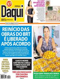 Capa Jornal Daqui
