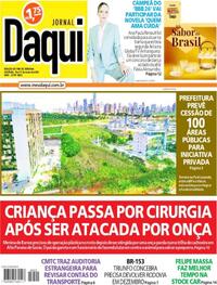 Capa do jornal Jornal Daqui 16/05/2026
