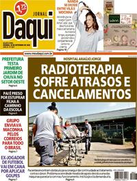 Capa Jornal Daqui 16/09/2026