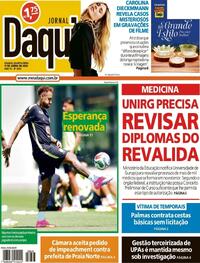 Capa do jornal Jornal Daqui 17/06/2026