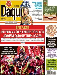 Capa do jornal Jornal Daqui 18/02/2026