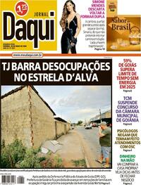 Capa do jornal Jornal Daqui 18/05/2026
