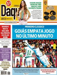 Capa do jornal Jornal Daqui 19/01/2026