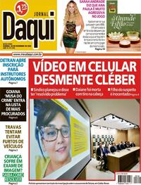 Capa do jornal Jornal Daqui 20/02/2026