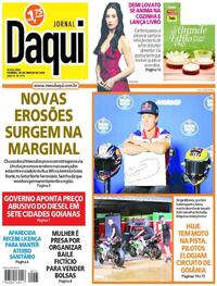 Capa do jornal Jornal Daqui 20/03/2026