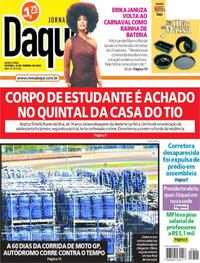 Capa do jornal Jornal Daqui 22/01/2026