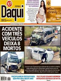 Capa do jornal Jornal Daqui 22/04/2026