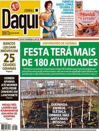 Capa Jornal Daqui 22/07/2026