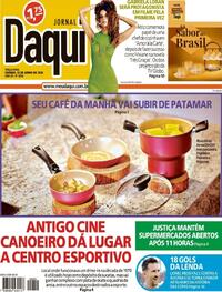 Capa do jornal Jornal Daqui 23/06/2026
