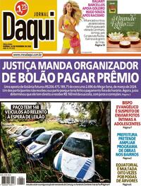 Capa do jornal Jornal Daqui 24/02/2026