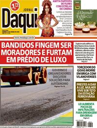 Capa do jornal Jornal Daqui 24/03/2026