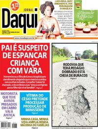 Capa do jornal Jornal Daqui 25/03/2026