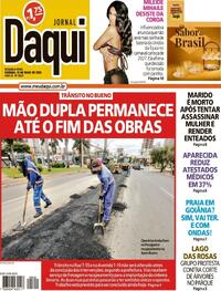 Capa do jornal Jornal Daqui 25/05/2026