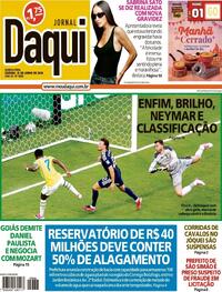 Capa do jornal Jornal Daqui 25/06/2026