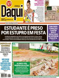 Capa Jornal Daqui 25/09/2026