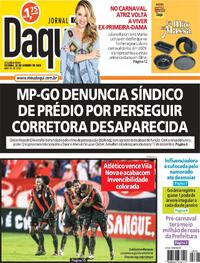 Capa do jornal Jornal Daqui 26/01/2026