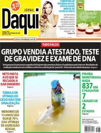Capa do jornal Jornal Daqui 26/03/2026