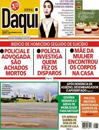 Capa do jornal Jornal Daqui 27/02/2026