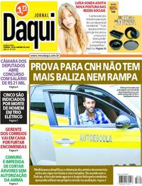 Capa do jornal Jornal Daqui 28/01/2026