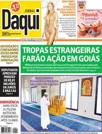 Capa Jornal Daqui 28/08/2026