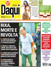 Capa do jornal Jornal Daqui 29/01/2026