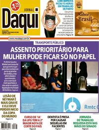 Capa do jornal Jornal Daqui 29/05/2026