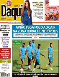 Capa do jornal Jornal Daqui 29/06/2026