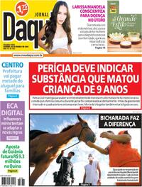Capa do jornal Jornal Daqui 30/03/2026