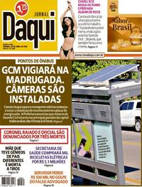 Capa do jornal Jornal Daqui 30/04/2026