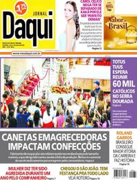 Capa do jornal Jornal Daqui 30/05/2026
