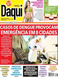 Capa do jornal Jornal Daqui 31/01/2026