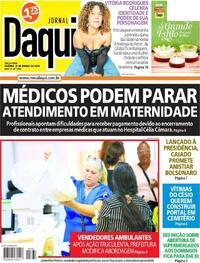 Capa do jornal Jornal Daqui 31/03/2026