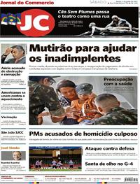 Capa do jornal Jornal do Commercio 03/06/2017