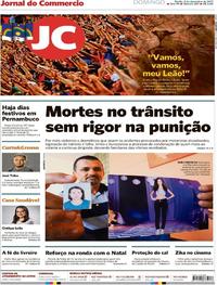 Capa do jornal Jornal do Commercio 03/12/2017