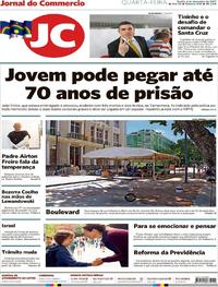 Capa do jornal Jornal do Commercio 06/12/2017