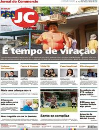 Capa do jornal Jornal do Commercio 08/10/2017
