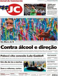 Capa do jornal Jornal do Commercio 09/12/2017