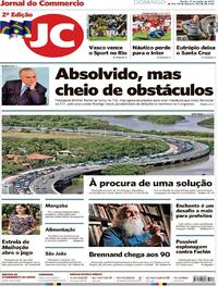 Capa do jornal Jornal do Commercio 11/06/2017