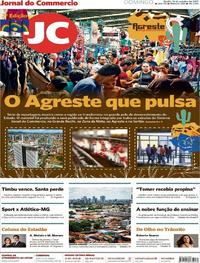 Capa do jornal Jornal do Commercio 15/10/2017