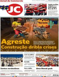 Capa do jornal Jornal do Commercio 16/10/2017