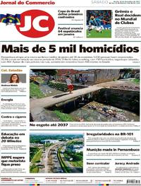 Capa do jornal Jornal do Commercio 16/12/2017
