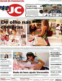 Capa do jornal Jornal do Commercio 17/12/2017