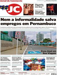 Capa do jornal Jornal do Commercio 18/11/2017