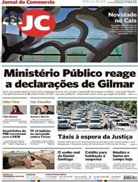 Capa do jornal Jornal do Commercio 20/06/2017